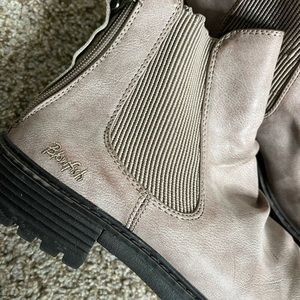 Faux Leather Chelsea Ankle Lug Boot